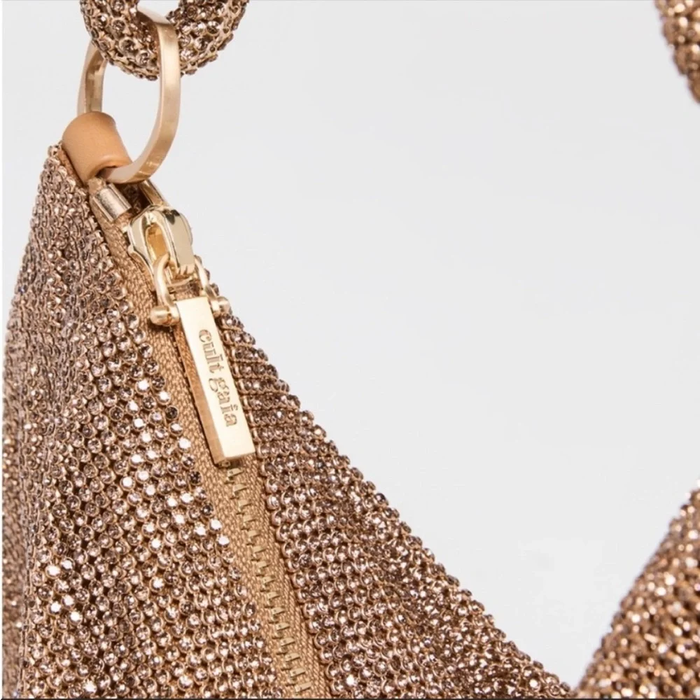 Final price drop!  CULT GAIA HERA NANO BAG IN CHAMPAGNE - Picture 6 of 12